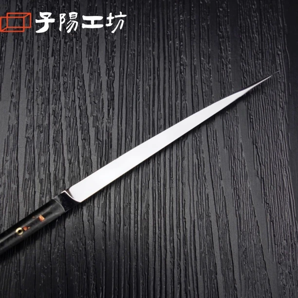 M390镜面很细的水果刀无皮套