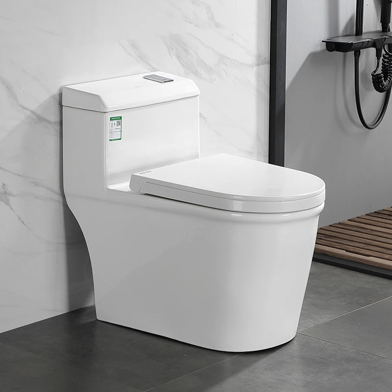 马桶坐便器虹吸式家用马桶五孔超炫防溅防臭节水大冲力