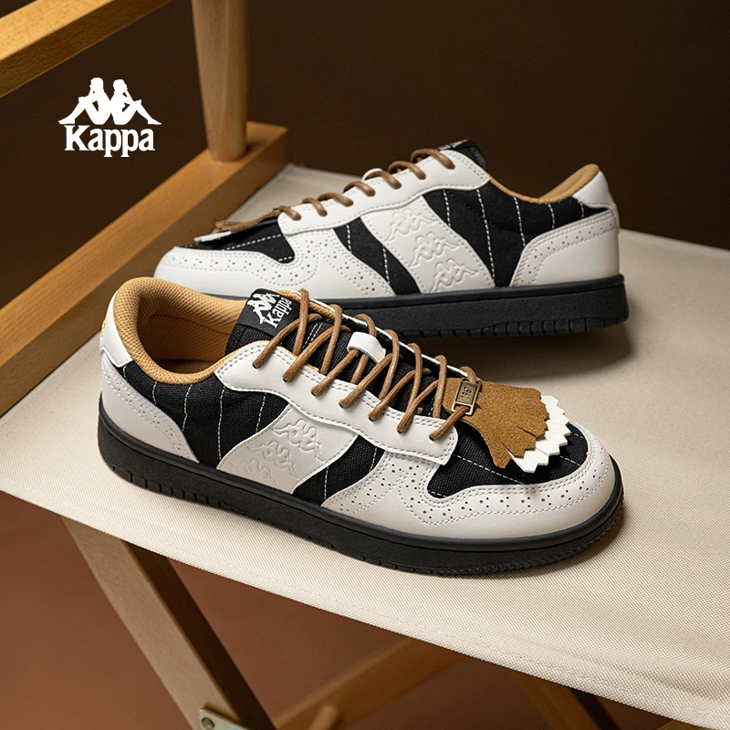 Kappa/卡帕休闲鞋春季低帮百搭休闲男女款板鞋情侣时尚潮流潮鞋子