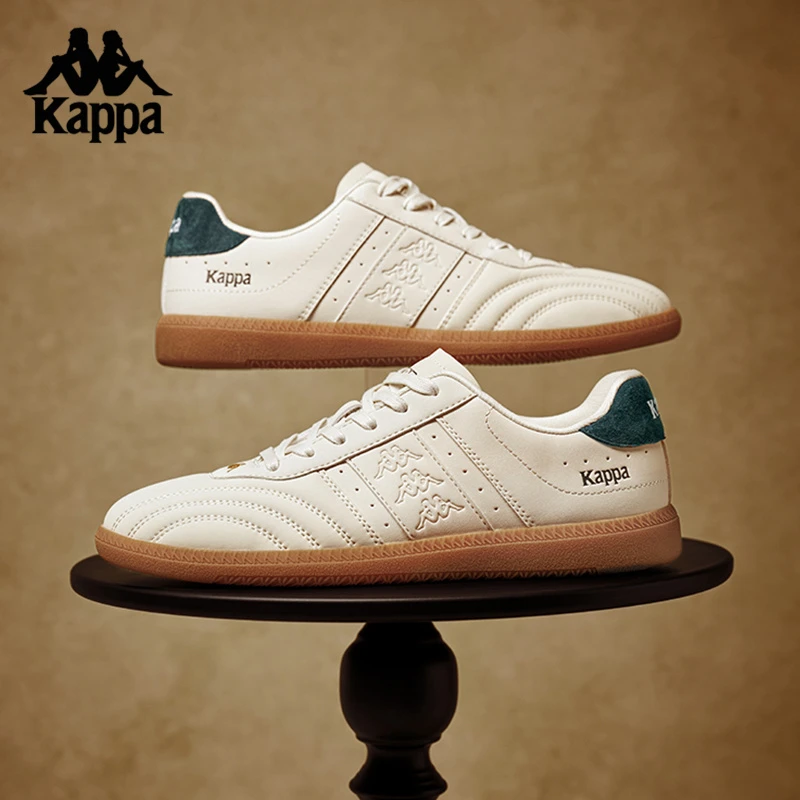 Kappa夏季透气德训鞋低帮板鞋男潮流百搭女鞋运动休闲鞋子24CJ