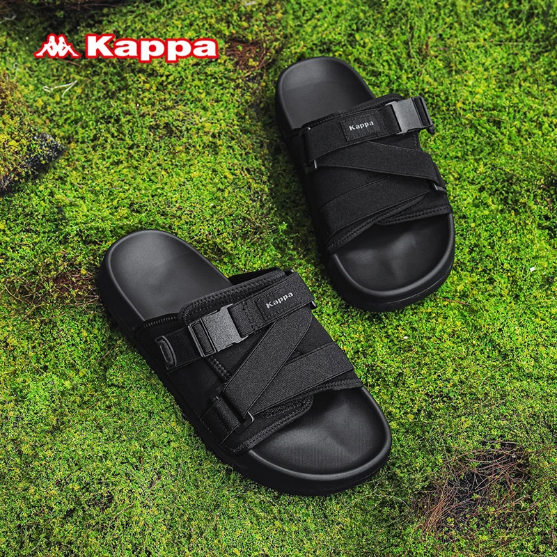 KAPPA新款情侣户外百搭休闲潮流拖鞋外穿时尚沙滩鞋K0EX5LT29CJ