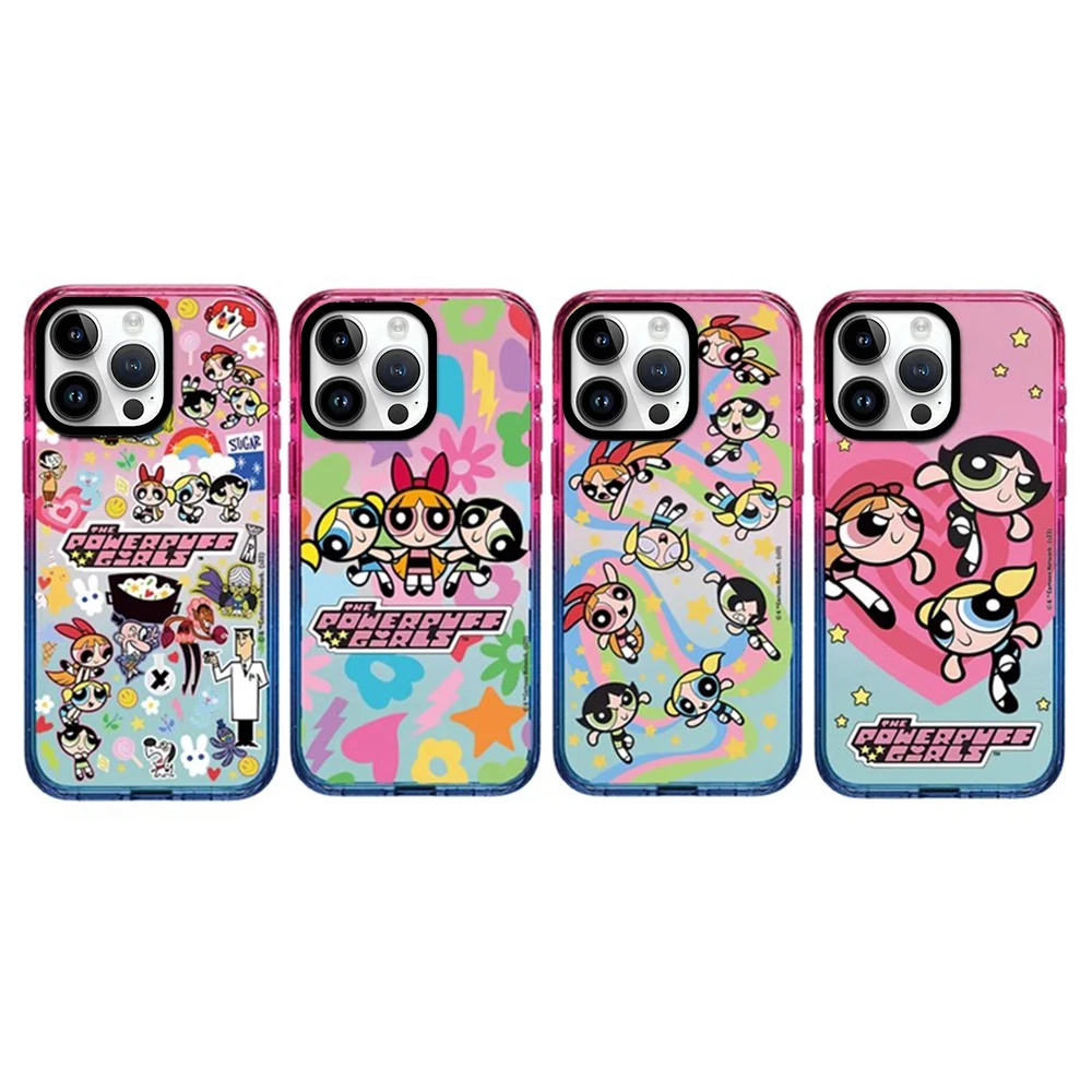 CASE棉花糖卡通飞天小女警KT猫苹果16promax手机壳适用1514保护套