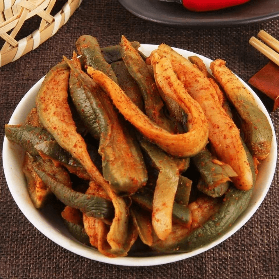 (店长推荐)山东名吃香脆萝卜干麻辣青萝卜条手工腌制咸菜下饭泡