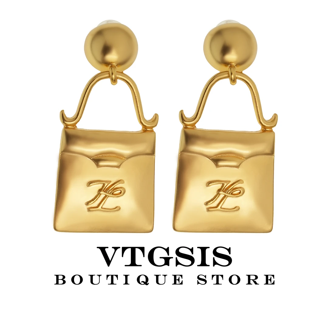 VTGSIS 合金耳饰 箱包耳夹时尚欧美百搭小香风法式优雅个性22027