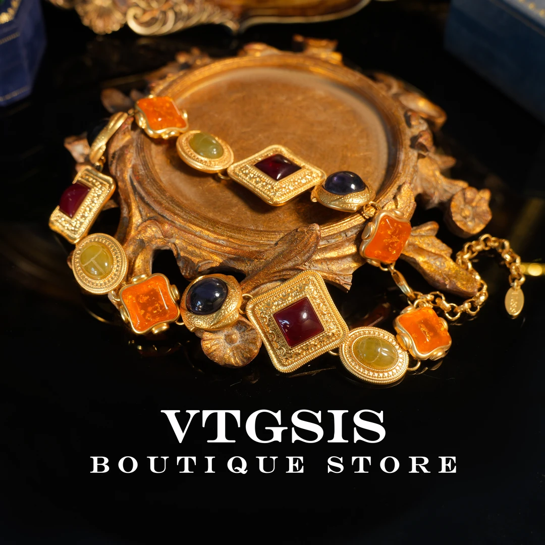 VTGSIS 合金琉璃项链 3021岛屿记忆彩色项链时尚饰品