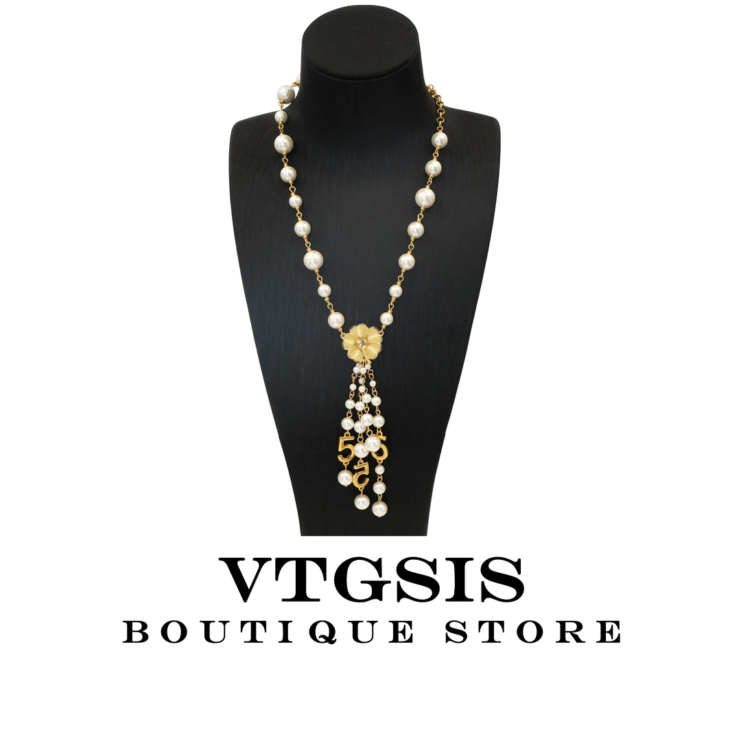 VTGSIS 合金琉璃项链 3928夏日微风5号项链饰品红人上新时尚 流苏