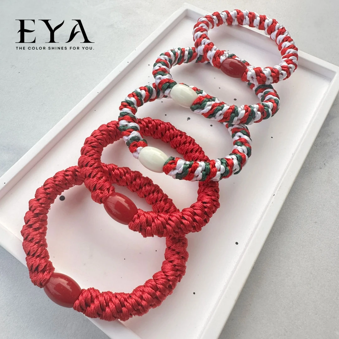 EYA【秒杀】天王嫂同款新款弹力皮筋发绳头饰高马尾欧美热卖粗发圈