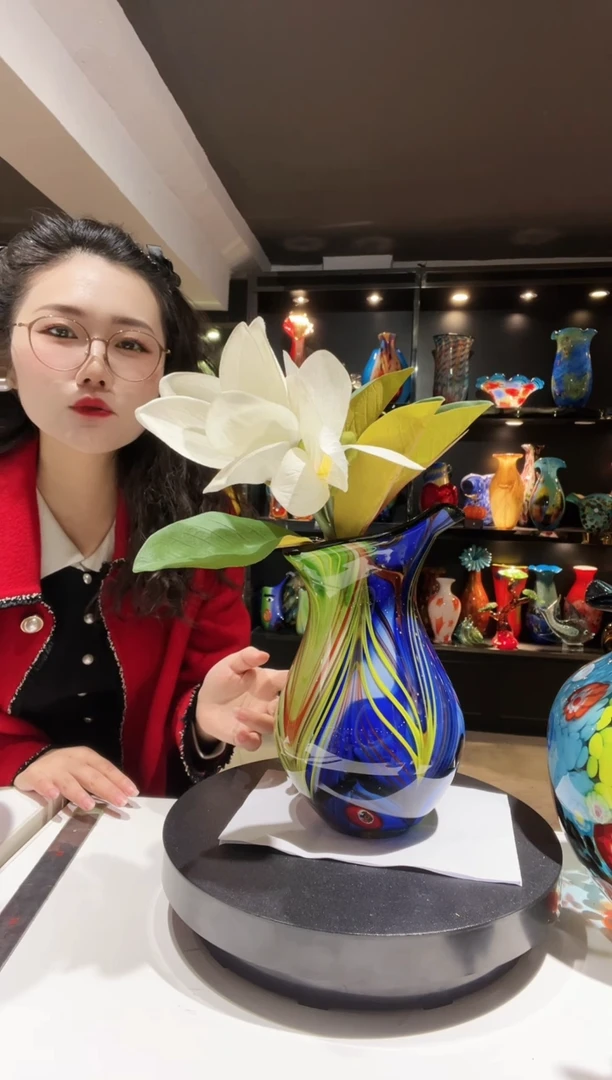 【闪购商品】茶盏琉璃摆件家居摆件