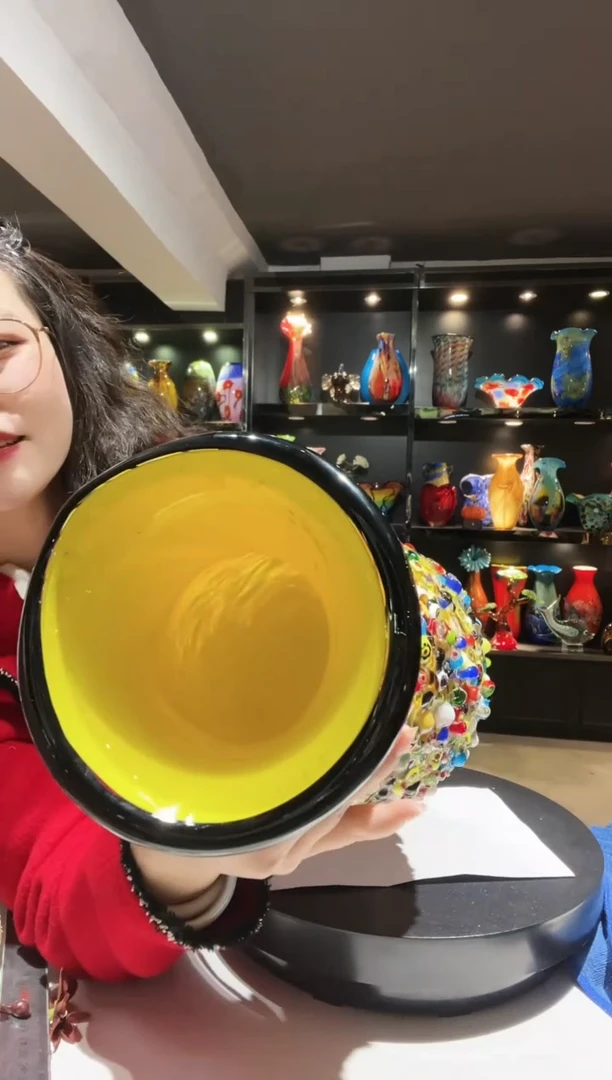 【闪购商品】茶盏琉璃摆件家居摆件