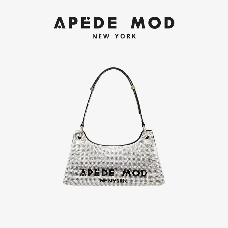 【迅猛龙同款】ApedeMod/Froggy青蛙包法棍包腋下包闪钻包女包经典