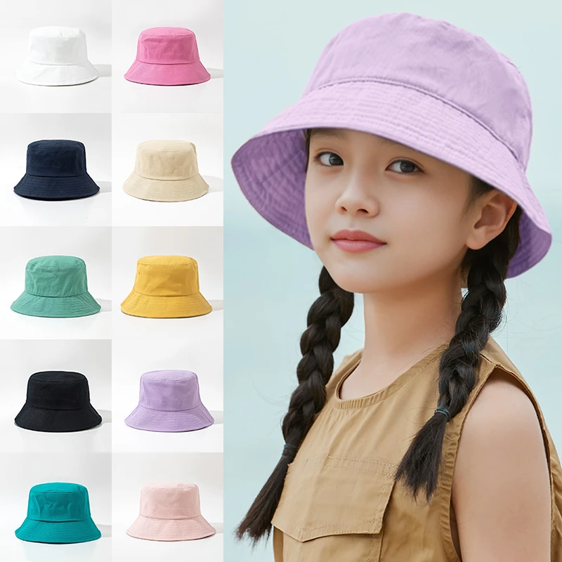 2023新款女童渔夫帽潮秋季女孩帽子女款儿童遮阳防晒亲子盆帽户外