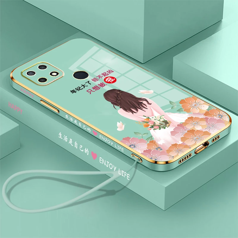 OPPOA35手机壳电镀硅胶防摔软壳网红新款保护套只想被宠