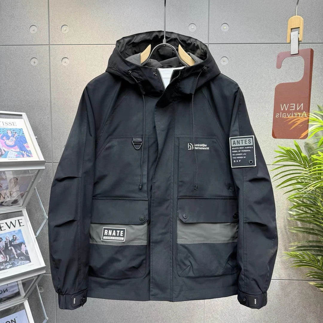 黑定制面料！【圆周率.商场高定】情侣款加厚工装棉服外套Z-162【3】