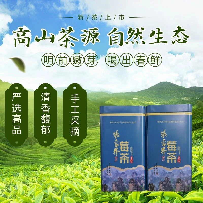 2024龙须芽尖芽尖莓茶一级250克湖南张家界长寿藤养生茶藤茶