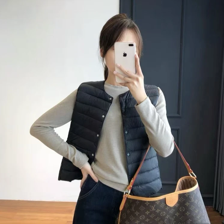 清仓 超轻羽绒马甲 90白鸭绒 秋冬保暖内外可穿 搭配神器保暖