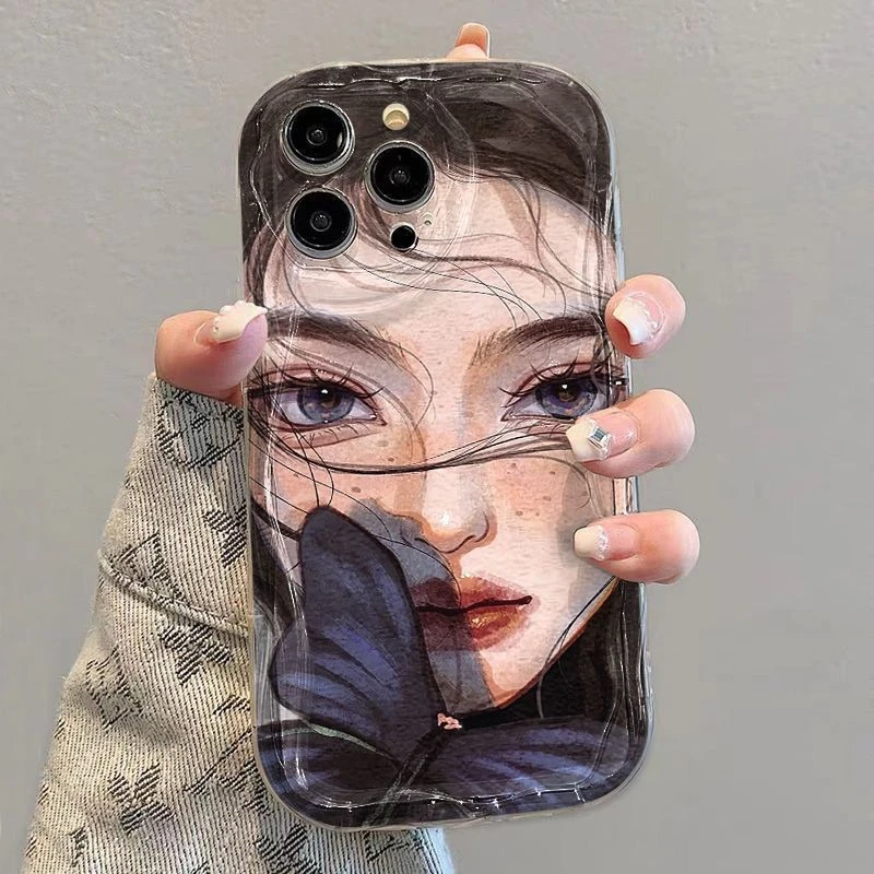 适用个性美女iPhone14/13promax软苹果12/11手机壳女7/8p透明xsxr