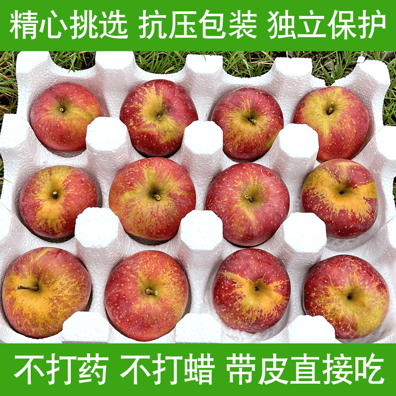 【阿昊】丑苹果冰糖心当季新鲜水果红露平野生苹果5/整箱包邮非盐源