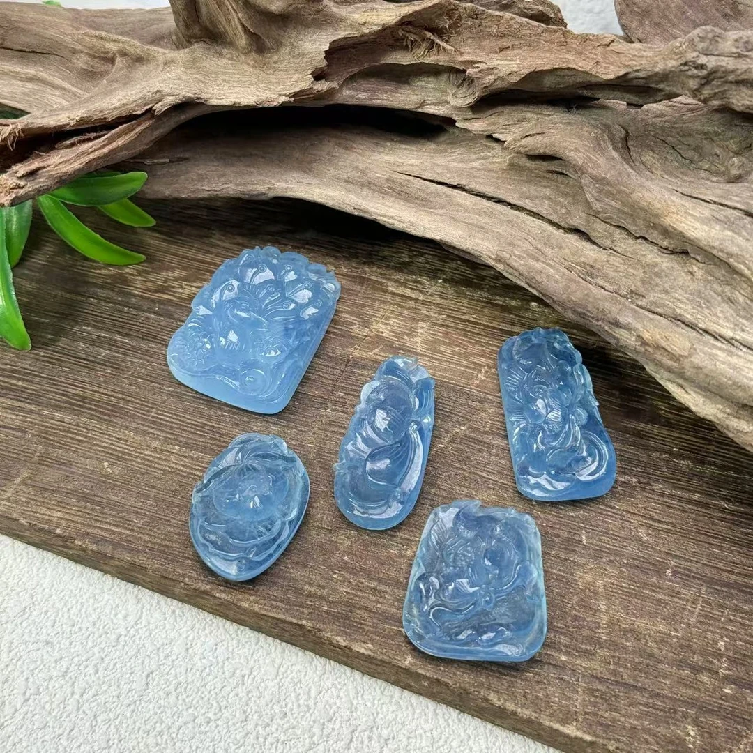 【与帅珠宝】海蓝宝吊坠D120522——多样性发其一