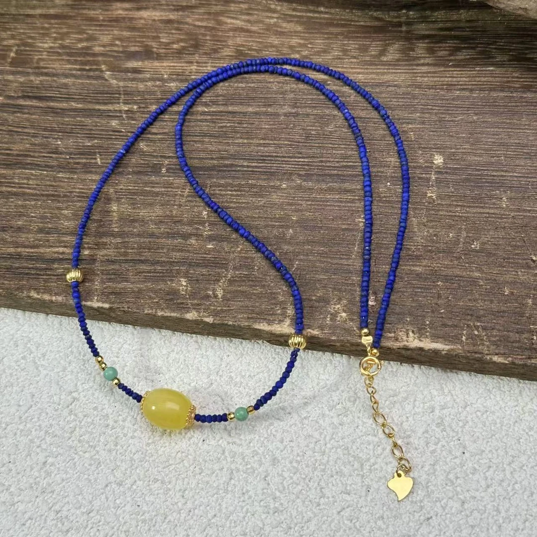 【与帅珠宝】青金石多圈D112684——多样性发其一