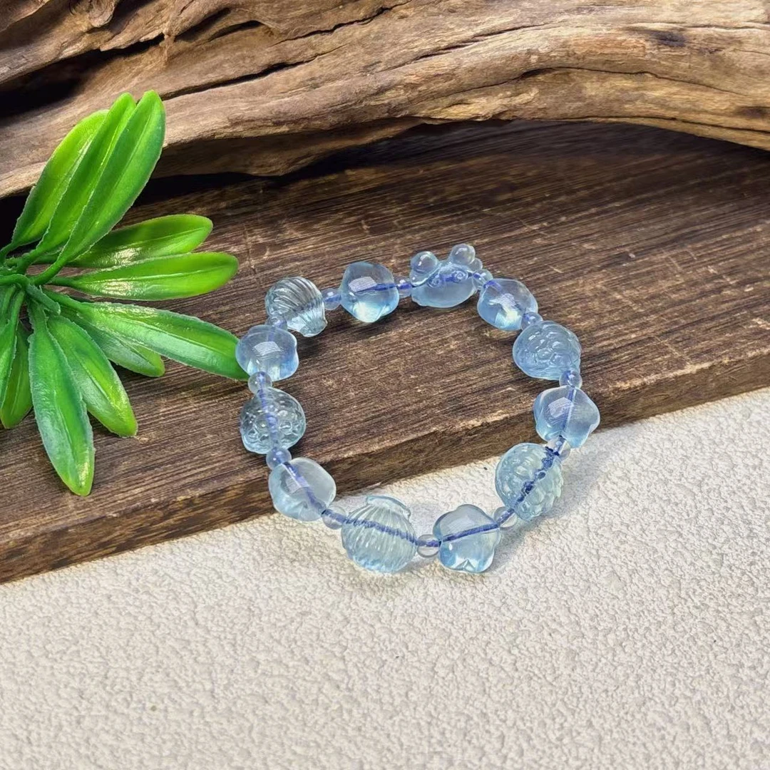 【与帅珠宝】海蓝宝单圈D121205——多样性发其一