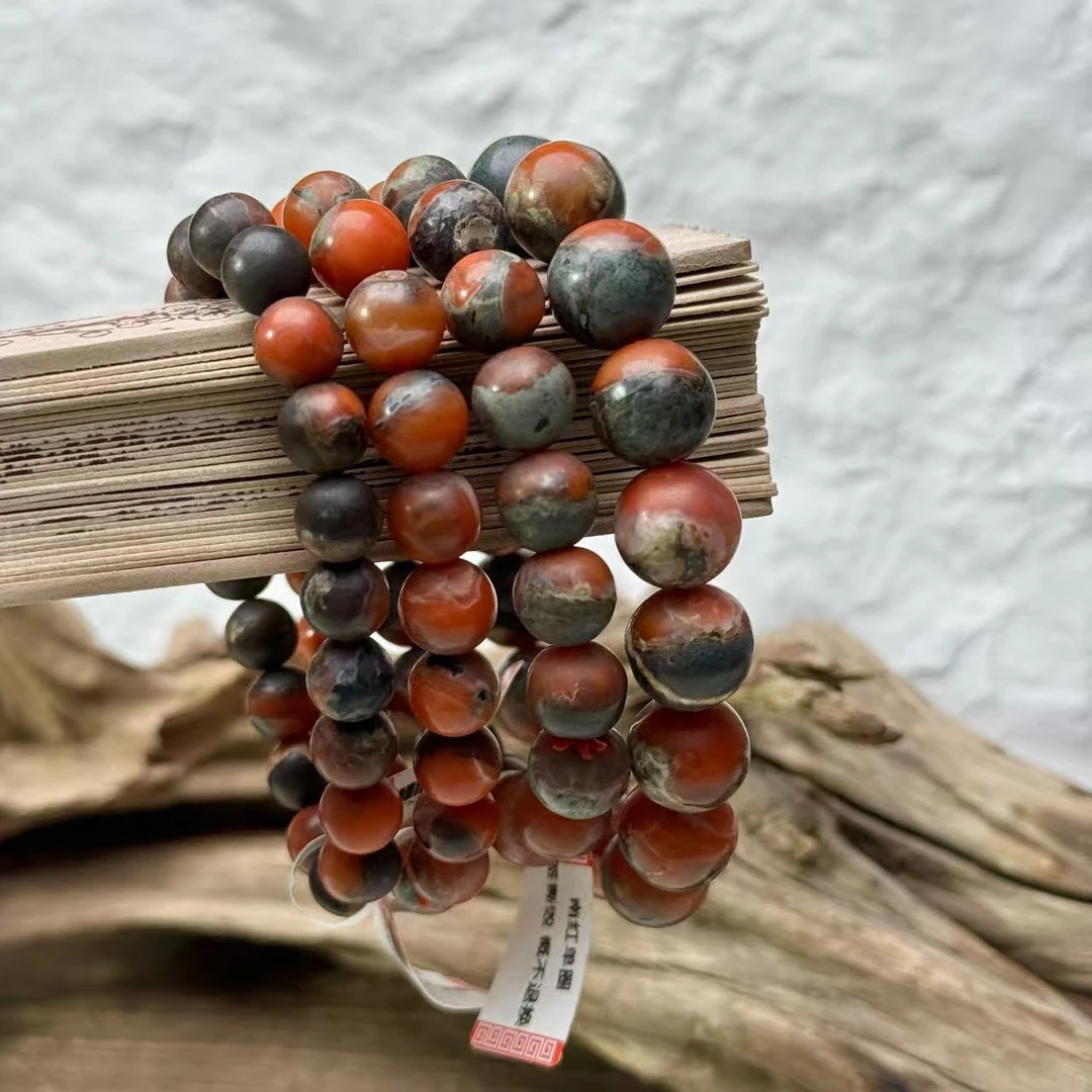 【与帅珠宝】铁皮南红单圈D112849——多样性发其一