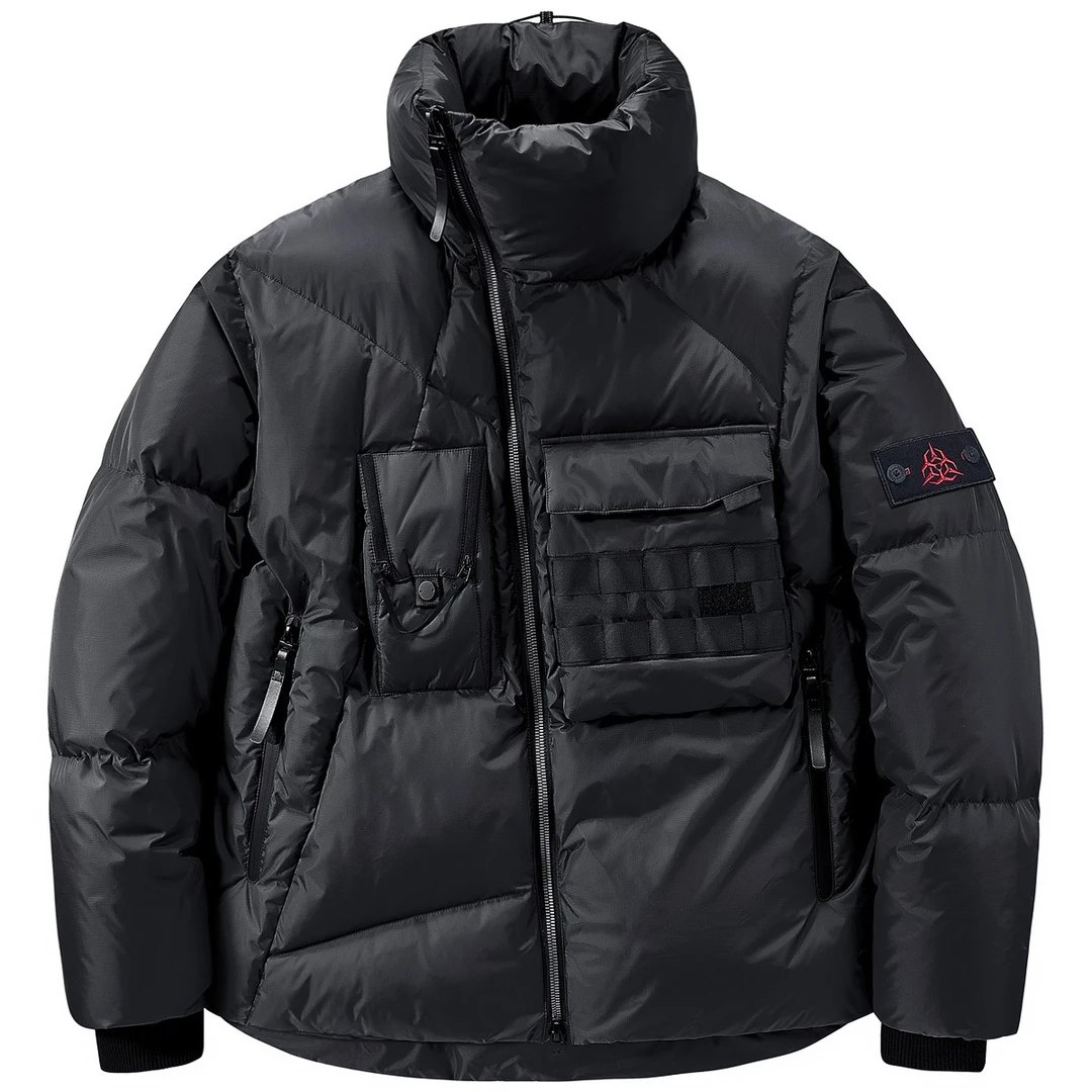 【李晨nic专属】VIP冬季羽绒服机能多袋工装外套立领短款加厚面包服