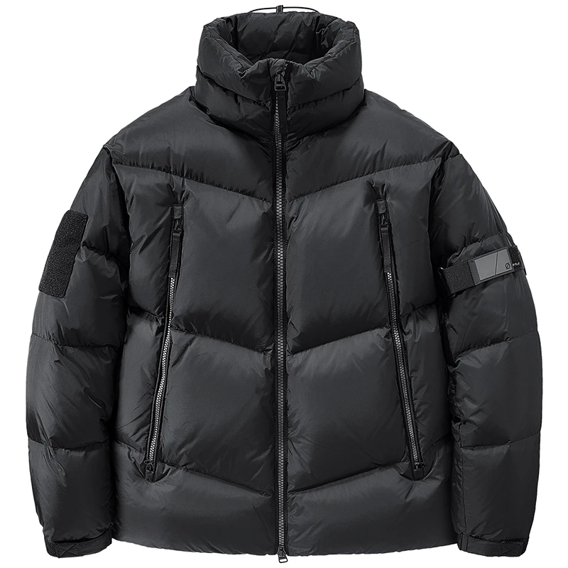 VIP冬季短款羽绒服男加厚保暖面包服机能拉链防寒服防风宽松外套