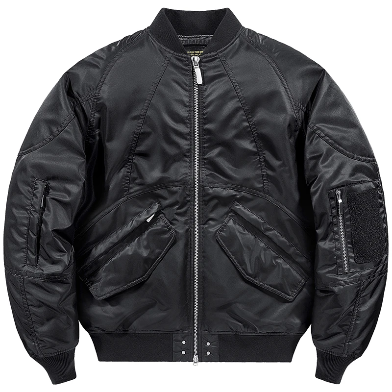 VIP冬季加厚飞行员夹克男棉衣美式宽松工装棒球保暖棉服外套潮牌