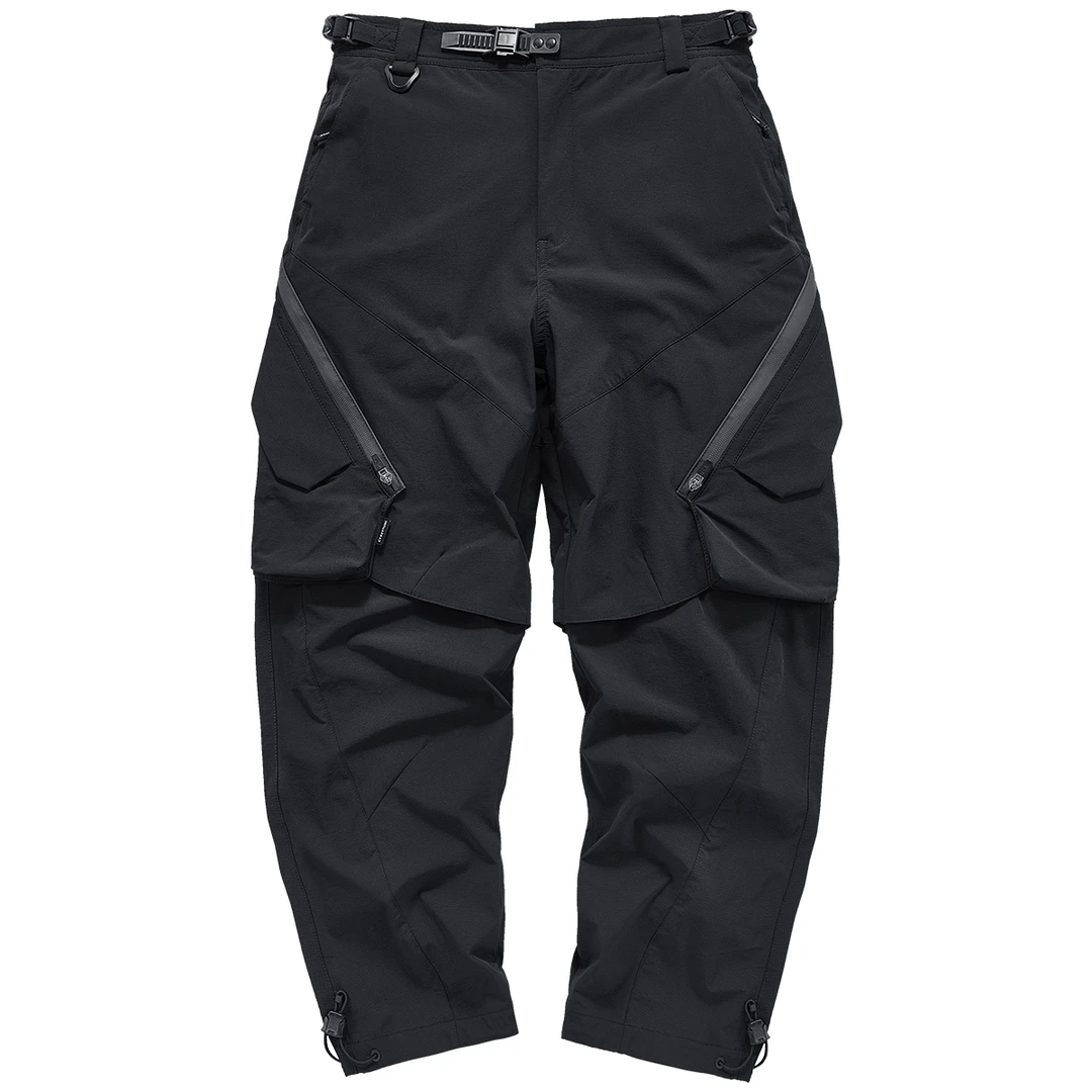 VIP夏季薄款工装裤男宽松户外运动休闲阔腿裤机能伞兵战术速干裤