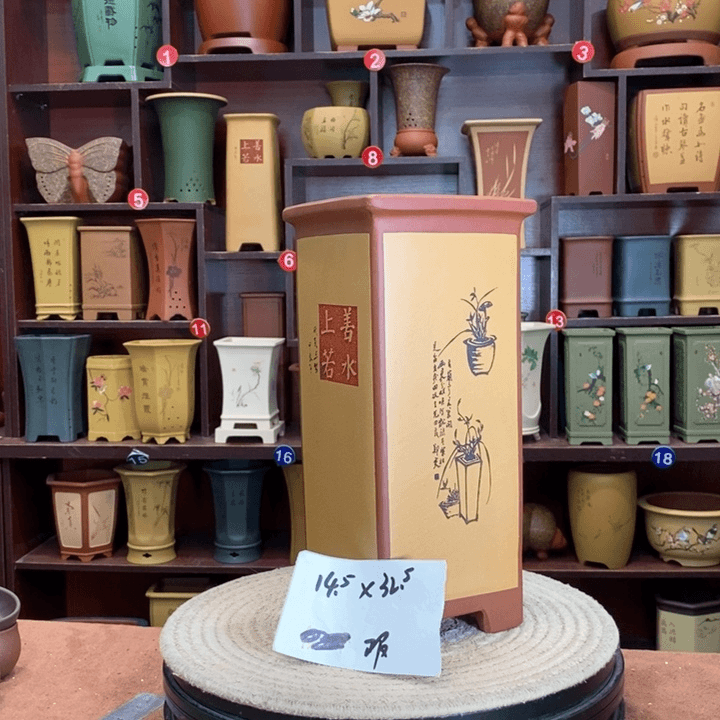 紫砂花盆紫砂花盆