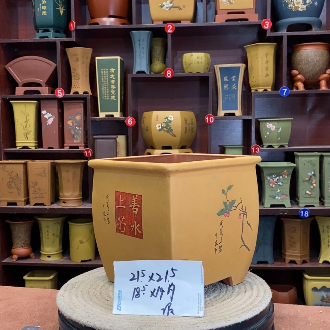 紫砂花盆紫砂花盆