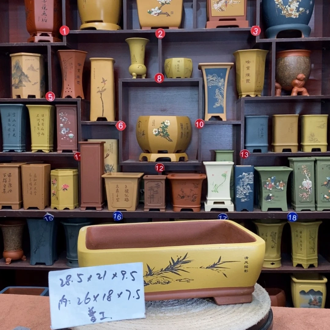 紫砂花盆紫砂花盆