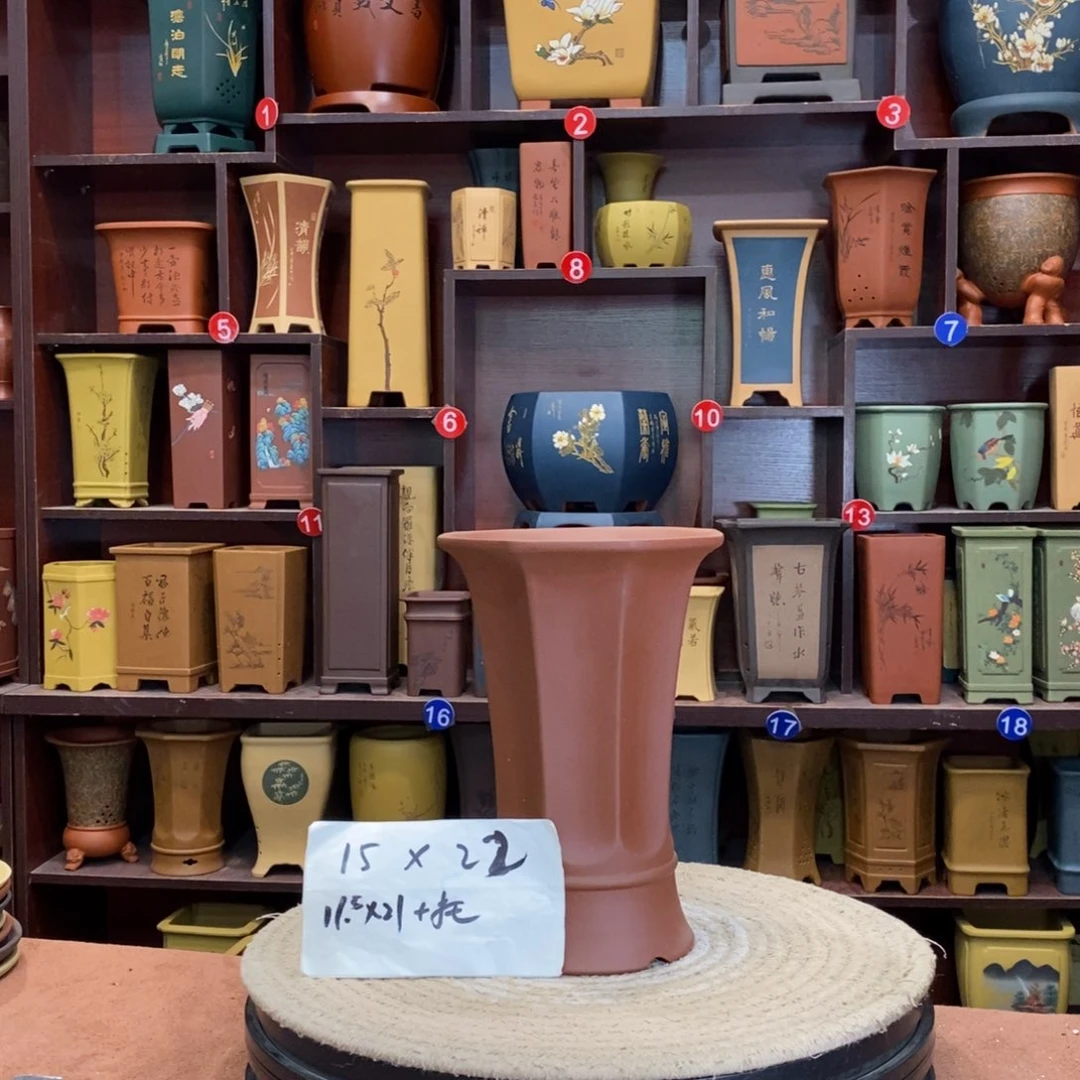 紫砂花盆紫砂花盆