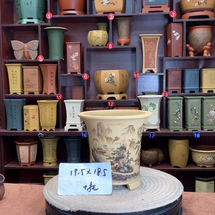 紫砂花盆紫砂花盆