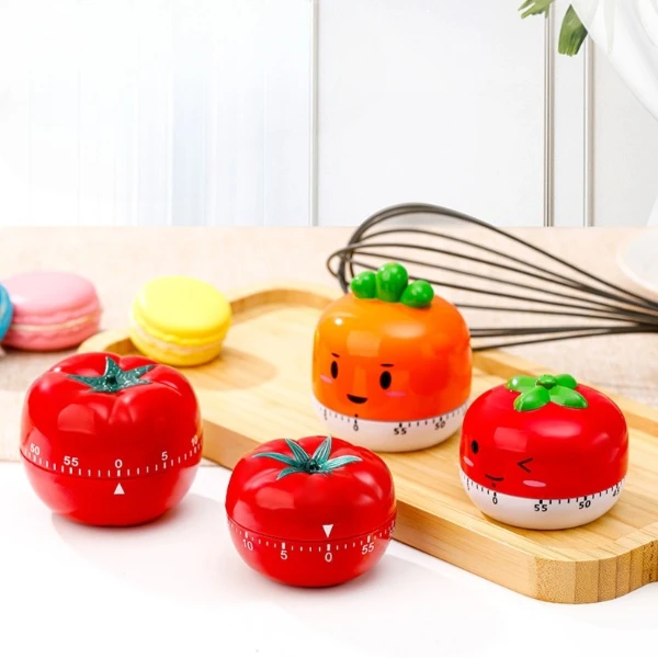计时器提醒器学生作业时间管理闹钟儿童学习厨房定时器西红柿时钟