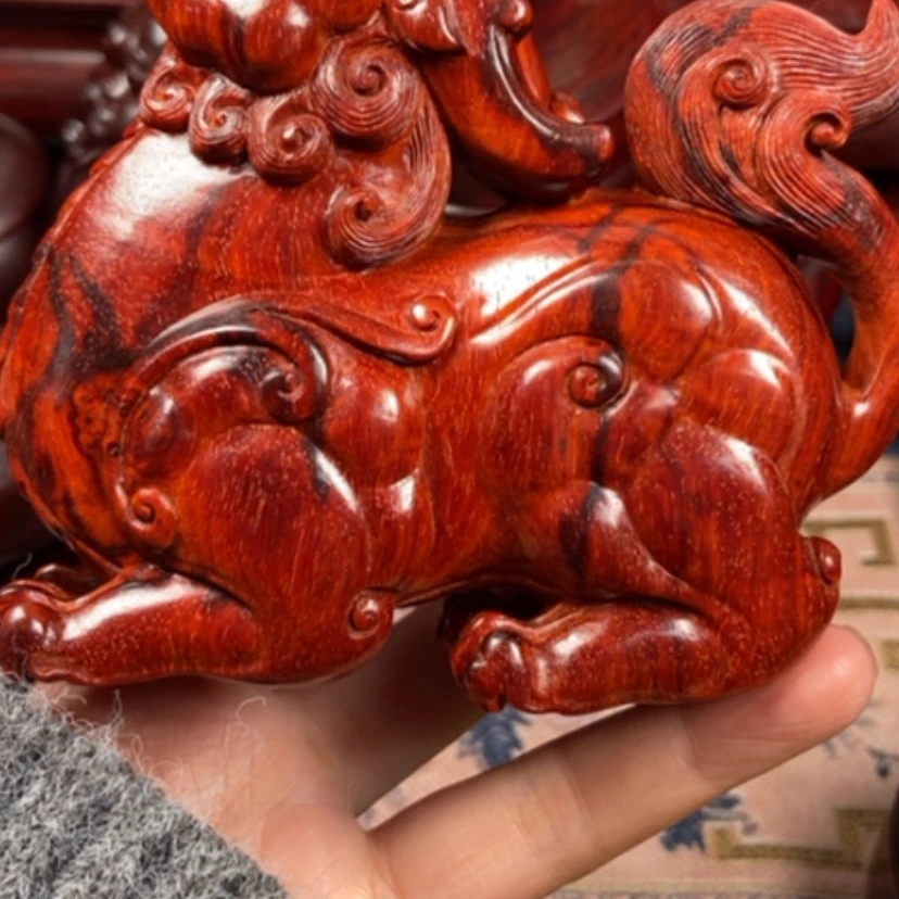 【闪购商品】小叶紫檀把件浮****尘