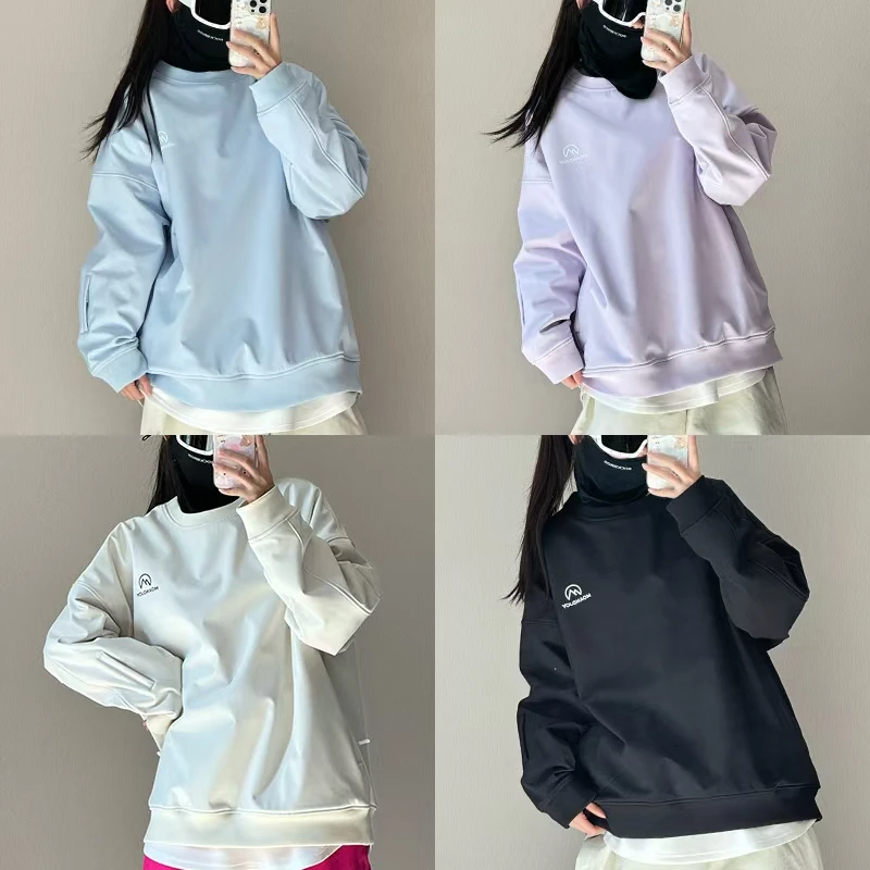 MOANDJOY24-25款限定四色滑雪软壳卫衣防风防水加绒