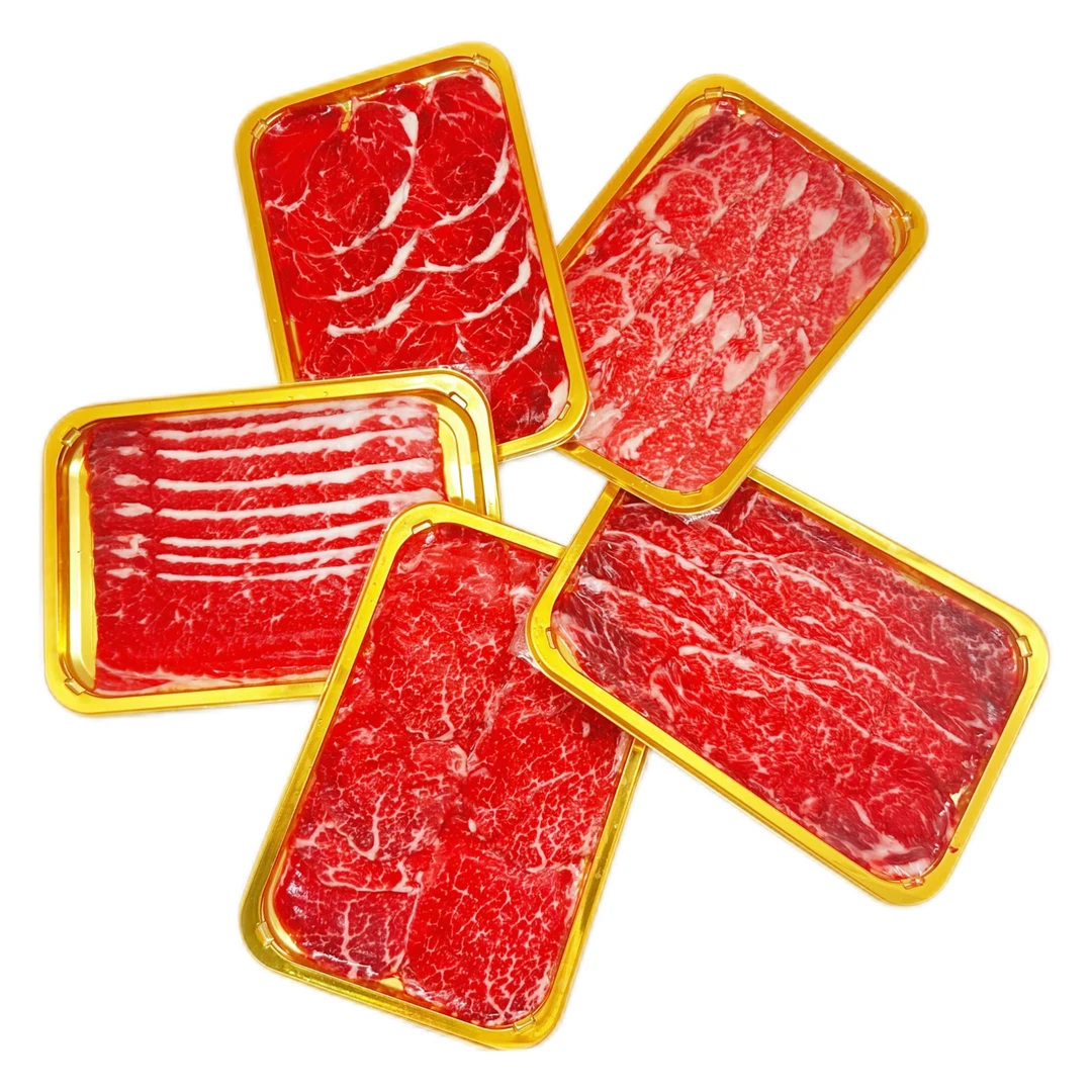 龙江和牛牛肉片全家福套餐  火锅烤肉佳品 1250g/750g