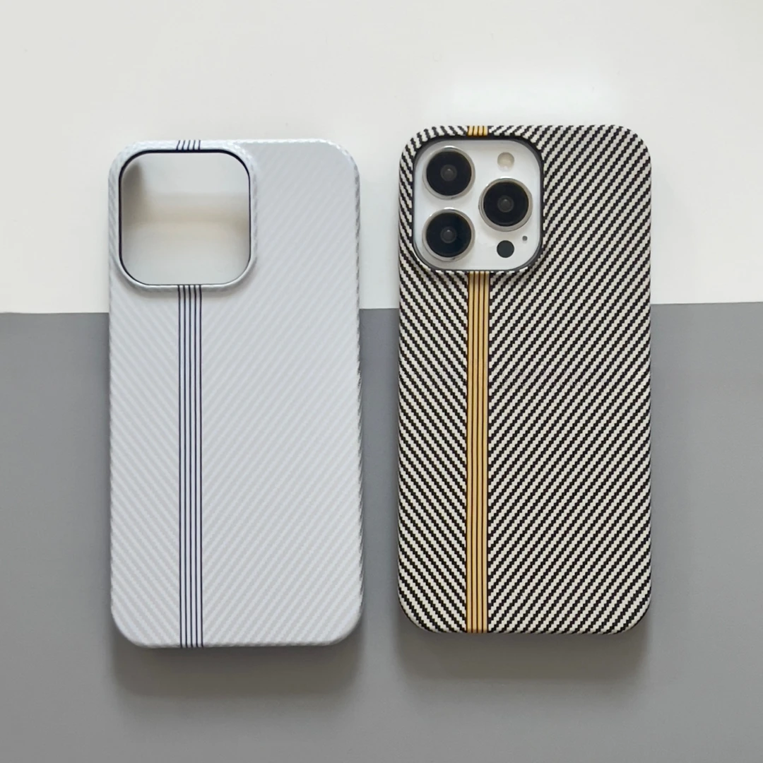 高端15promax撞色碳纤维纹iPhone14pro手机壳苹果12硬半包高级13