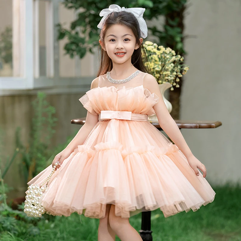 女童连衣裙夏装2024新款儿童夏款礼服裙子夏季女孩洋气公主裙纱裙