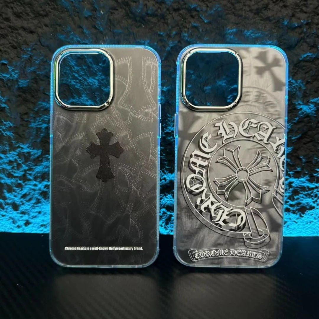 欧美潮牌羽纱克罗iphone15promax手机壳14情侣13电镀12适用苹果
