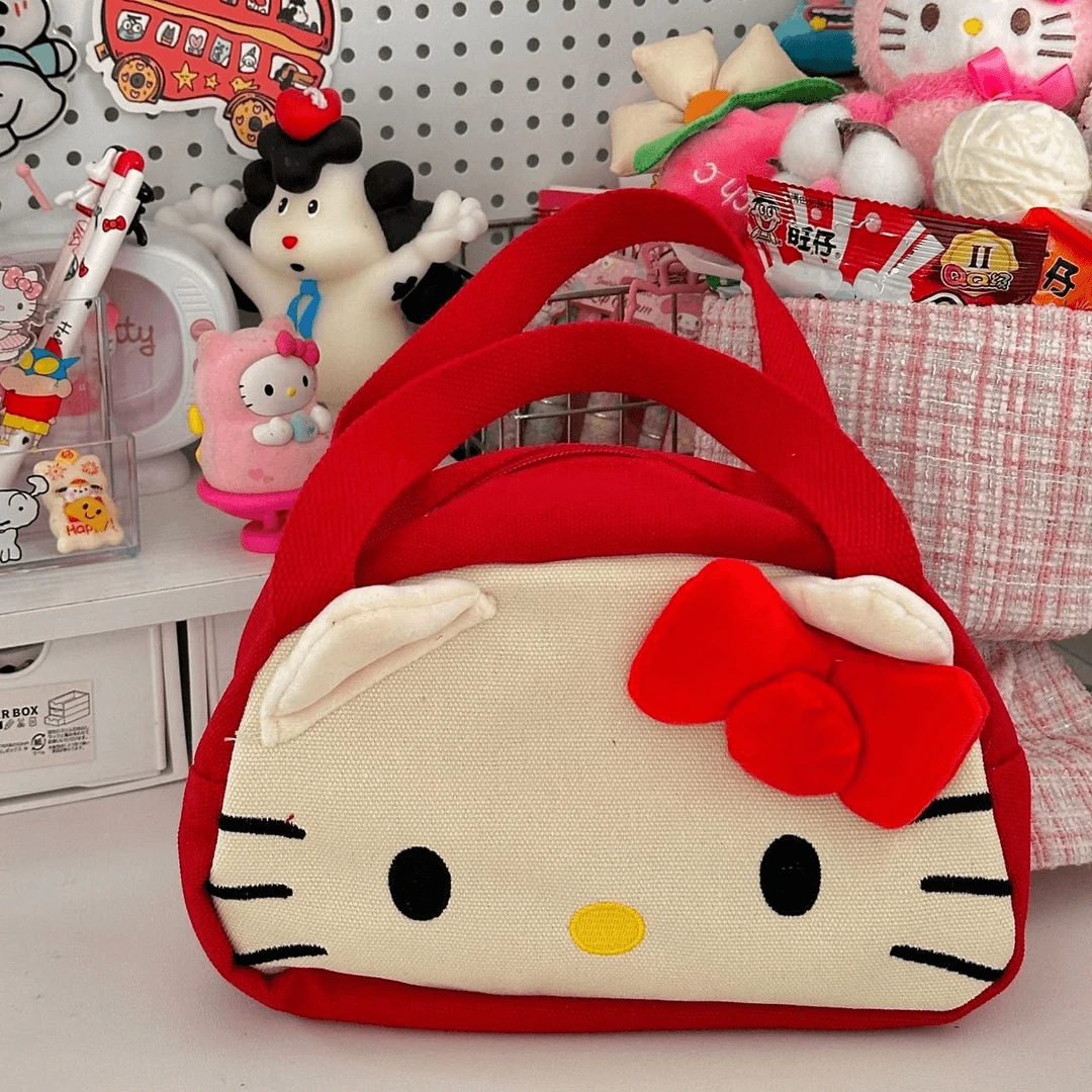 kitty凯蒂化妆包手提包大容量手提便携收纳化妆包手提式