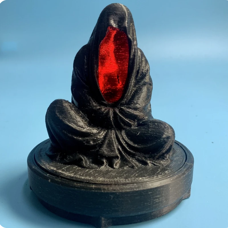 缓解压力冥想死神灯暗黑神秘黑衣人思考者桌面摆件玩具送室男女友