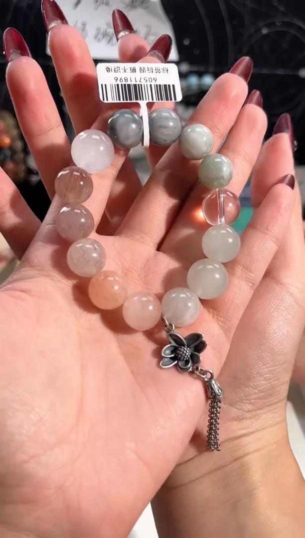 【闪购商品】水晶手串银S925镶嵌C639
