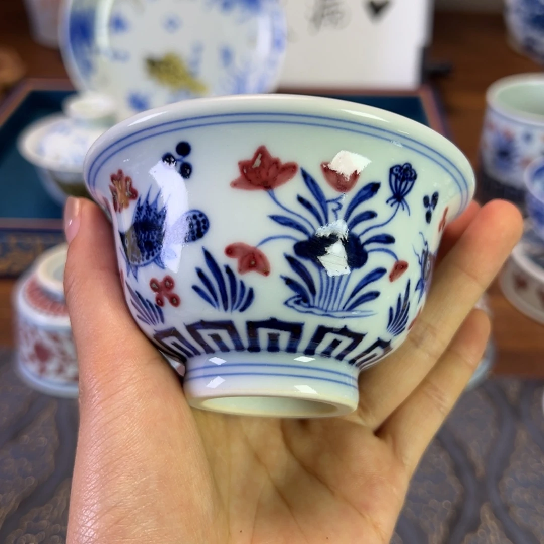 摆件景德镇陶瓷手工手绘