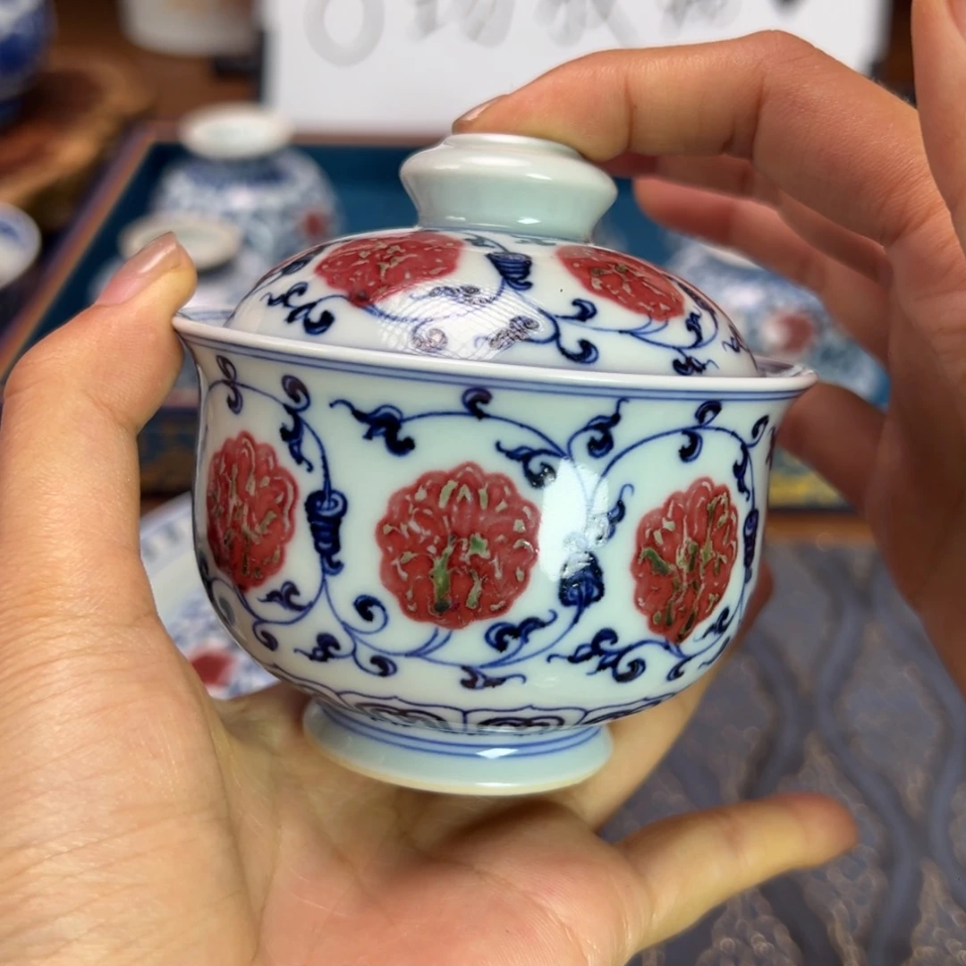 摆件囍*樂景德镇手工手绘陶瓷