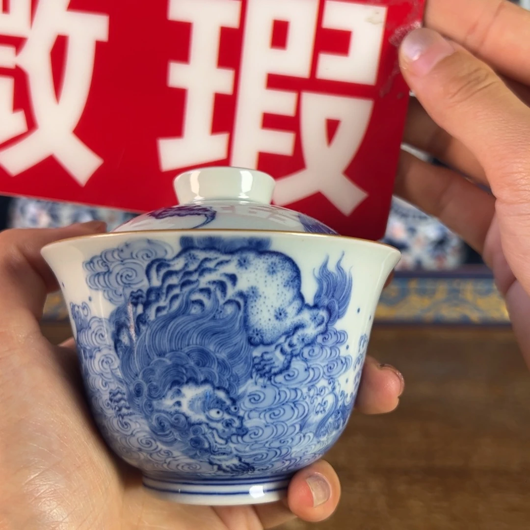 摆件景德镇手工手绘陶瓷