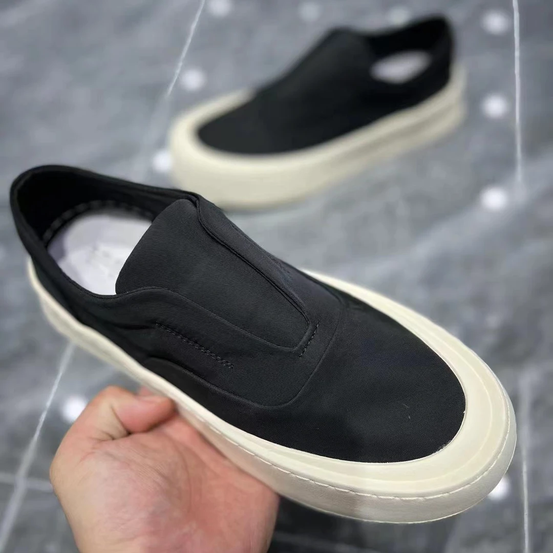 夏季百搭板鞋冰丝布面透气休闲百搭一脚蹬休闲鞋（3337）