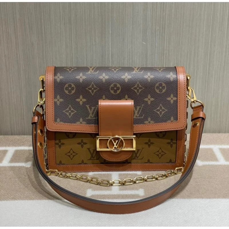 99新 98新路易威登 达芙妮中号包芯片款-K92
