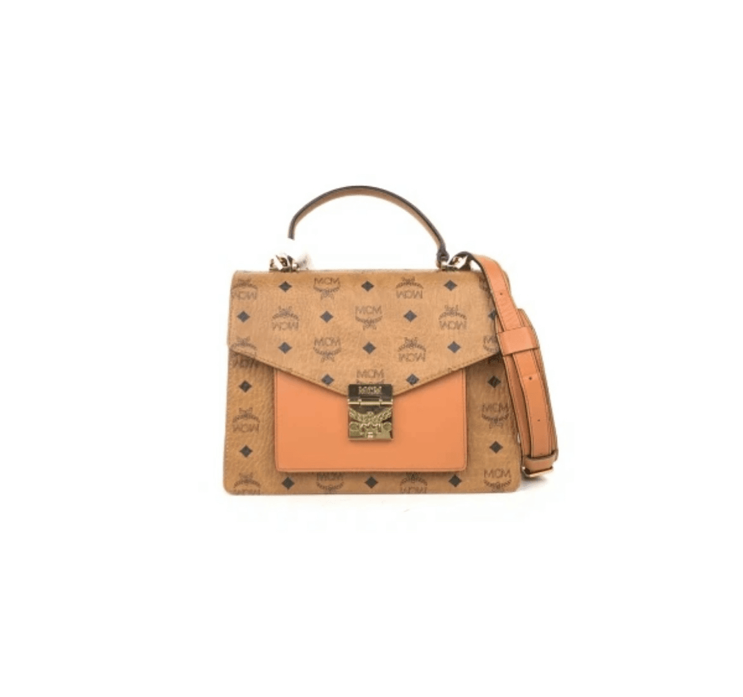95新 MCM 97新mcm干邑色邮差包